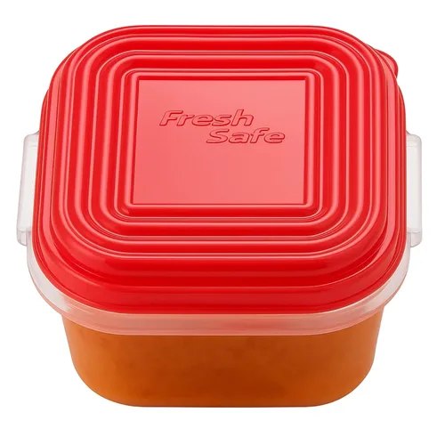 Miniatura 2 de ARSUK Paquete de 8 recipientes de comida para bebés de 4 onzas con tapas, tarros de plástico reutilizables para aperitivos, puré y aderezos
