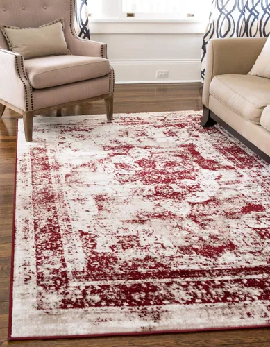 Miniatura 17 de Unique Loom Sofia Collection - Alfombra tradicional vintage, inspirada en Francia (7 pies x 10 pies, rectangular, negro/gris claro)
