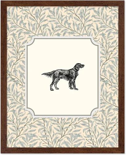 Miniatura 42 de Poster Master Póster Vintage de Cocker Spaniel Inglés - Impronta Retro de Perro - Arte Floral - Arte de Cachorros - Arte para Amantes de Animales