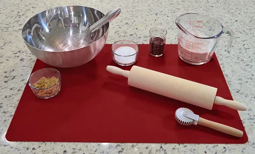 Miniatura 9 de GASARÉ, Juego de 2, Extra Grandes, Gruesos, Tapetes de Silicona para Encimera de Cocina, Tapetes Resistentes al Calor, Protector de Encimera, Rojo