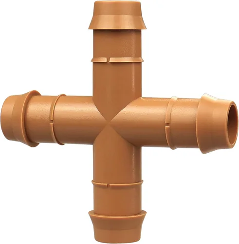 Miniatura 9 de 20 piezas de accesorios de riego por goteo conectores de acoplamiento para tubos de 1/2 pulgada, acopladores de púas por goteo para tubos de riego