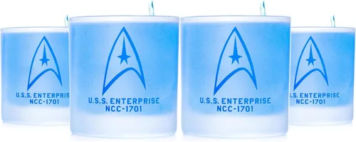 Miniatura 6 de STAR TREK The Original Series Command Badge - Vaso de whisky grabado en rocas, con licencia oficial, calidad premium, cristalería artesanal, 11