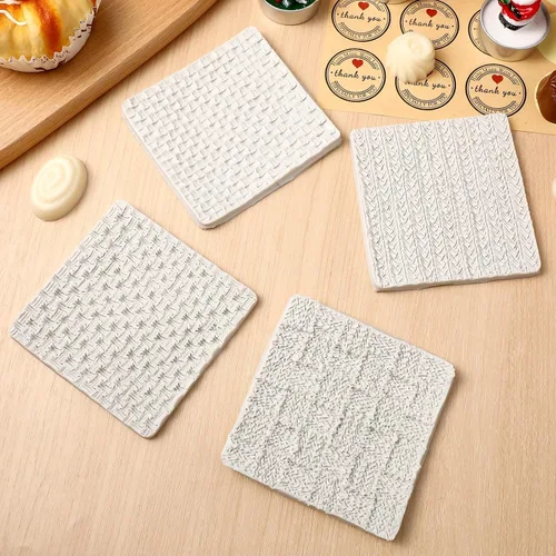 Miniatura 7 de Luxshiny Molde de tarta para decoración de galletas, pastel de galletas, macramé, decoración de frontera de pasteles, moldes de impresión