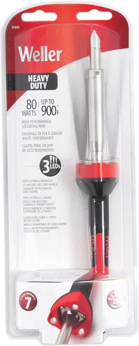 Miniatura 5 de Weller SP80NUS Soldador con luces LED, resistente, negro y rojo