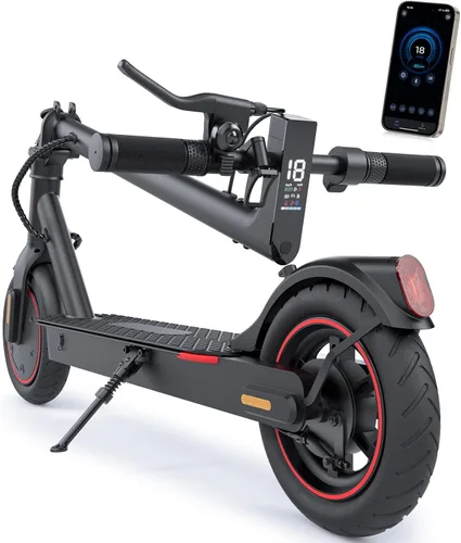 Miniatura 14 de Patinetes eléctricos – Scooter eléctrico para adultos, motor de 500 W, velocidad máxima de 18 MPH, neumáticos de 8.5 pulgadas, 21 millas, scooter
