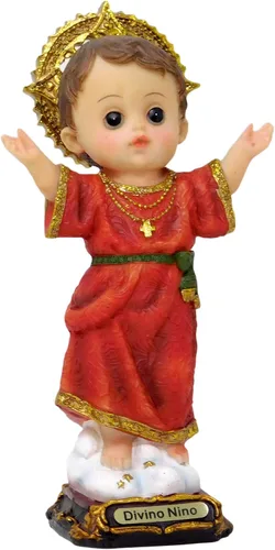 Gigi's Classy Kids Estatuas religiosas católicas de 8 pulgadas para bebés, niños, niñas, regalo de Judas Guadalupe Michael Misericordia Nino Divino