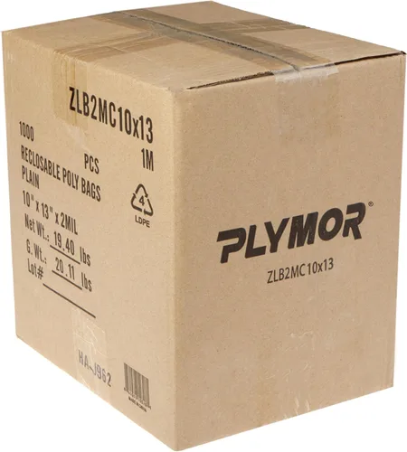 Miniatura 4 de Bolsas de plástico reutilizables con cierre de Plymor 10x13 pulgadas, 1000