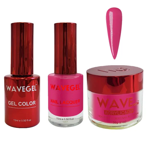 Miniatura 61 de WAVEGEL - Juego de gel de remojo, laca de uñas y polvo acrílico y polvo de inmersión a juego - Colección Queen - #015 Noble Men