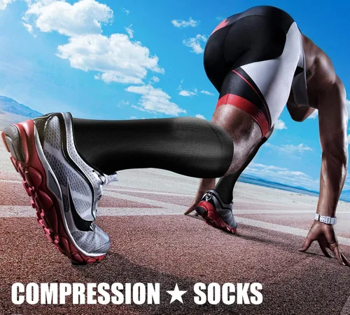 Miniatura 151 de CHARMKING - Calcetines de compresión para mujeres y hombres (3 pares), 15-20 mm Hg, el mejor apoyo para atletismo, running o ciclismo, mejora