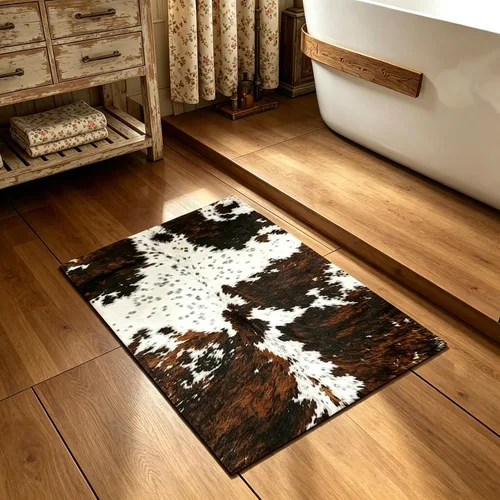 Miniatura 9 de MUGINYU Get Naked Tapete de Baño, Alfombrillas de Baño Modernas y Divertidas en Blanco y Negro de Secado Rápido Absorbentes Antideslizantes Delgadas