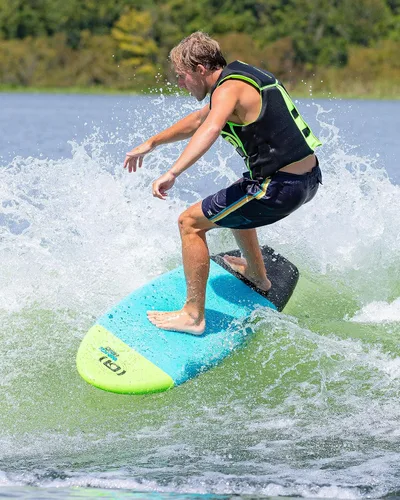 Miniatura 3 de O'Brien Wake Hog Surf Style - Tabla de wakesurf de espuma