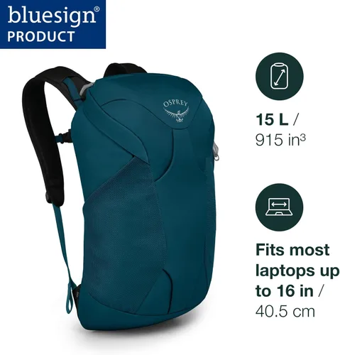Miniatura 4 de Osprey Farpoint Fairview - Mochila de viaje unisex, color rojo circón