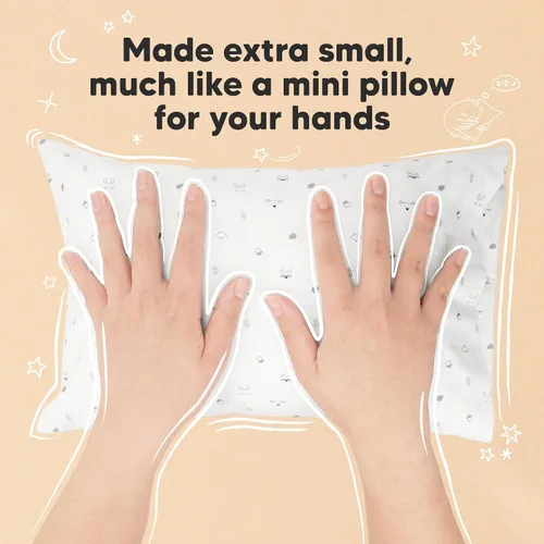 Miniatura 5 de Almohada Mini para Niños Pequeños con Funda - 9x13 My Little Dreamy Almohada de Viaje para Niños para Dormir, Cama de Niños, Pequeña, Minúscula