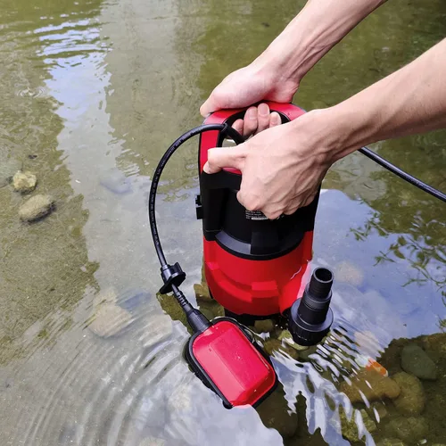 Miniatura 7 de Bomba de sumidero, bomba de agua eléctrica sumergible de 1 HP con interruptor de flotador automático de 3700 GPH para drenaje de piscina, bañera