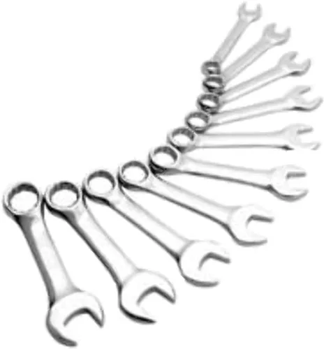 Miniatura 6 de Sunex Tools 9930 SAE Stubby - Juego de llaves combinadas, 3/8 pulgadas - 15/15 pulgadas, 11 piezas