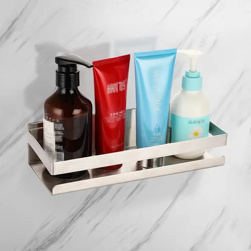 Miniatura 2 de OwnMy Estante de ducha de baño de acero inoxidable de 10 pulgadas, cesta de cocina, estante de ducha, estante de almacenamiento de baño de metal a