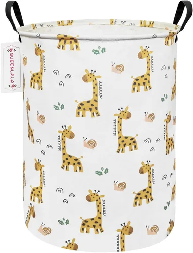 Miniatura 26 de Cesta de almacenamiento grande de QUEENLALA, plegable y redonda, cesta de almacenamiento, cesta de la colada/cuarto de baño/decoración del Juguetes