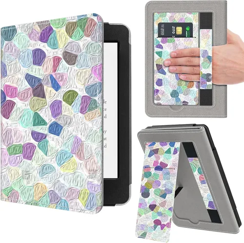 Miniatura 16 de VORI Funda con soporte para Kindle Paperwhite de 7"/6.8" (12ª/11ª generación-2024/2021) y Kindle colorsoft Signature Edition, funda protectora
