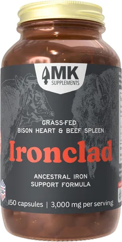 Miniatura 9 de MK Supplements American Beast, Suplemento de Órganos de Bisonte para Atletas, Apoya la Fuerza, Resistencia y Recuperación, Liofilizado, No-GMO