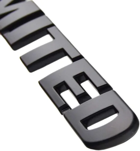 Miniatura 4 de Calcomanía de metal negro limitado emblema exterior para Toyota Tundra Sienna Tacoma Highlander 4runner RAV4 lateral trasero maletero portón trasero