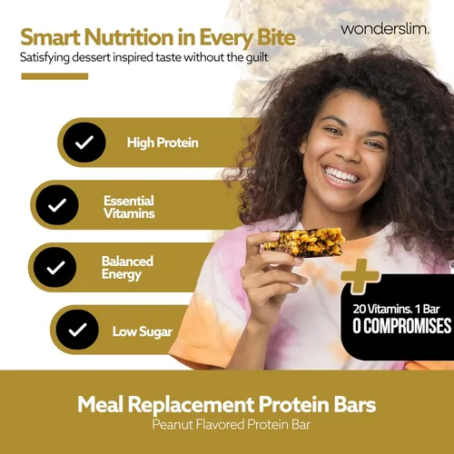 Miniatura 3 de WonderSlim - Barra de proteína nutritiva