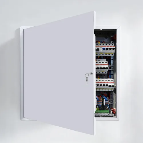 Miniatura 10 de VEVOR Panel de acceso para paneles de yeso, puerta de acceso de acero galvanizado de 13.3 x 13.3 pulgadas, panel de servicio con bisagras de fácil