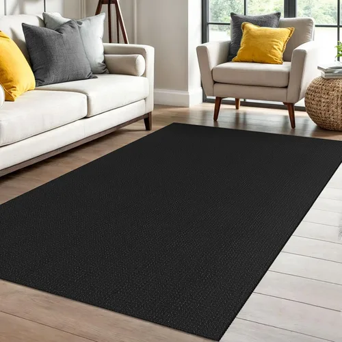 IOHOUZE Alfombra de Área Lavable 4x6 Antideslizante con Respaldo de Goma Alfombras Tejidas para Entrada Interior Alfombras de Dormitorio Alfombra de