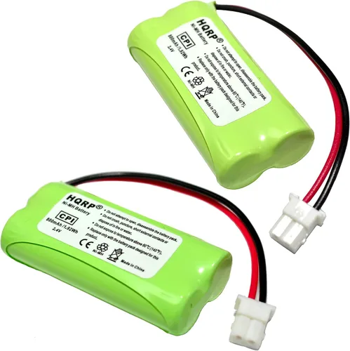 HQRP Paquete de 2 baterías inalámbricas para teléfono compatibles con VTech CS6199 CS6629 CS6709 CS6729 CS6829 CS6859 CS80100 CS81100 DS6151 DS6520