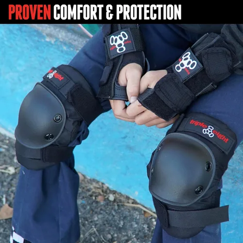 Miniatura 5 de Triple Eight Rodilleras protectoras (1 par), color negro, talla única