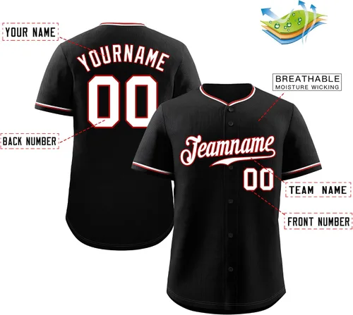 Miniatura 64 de Camisetas deportivas de jersey de béisbol personalizadas, nombre del equipo, número de logotipo, regalo para fanáticos adultos y jóvenes