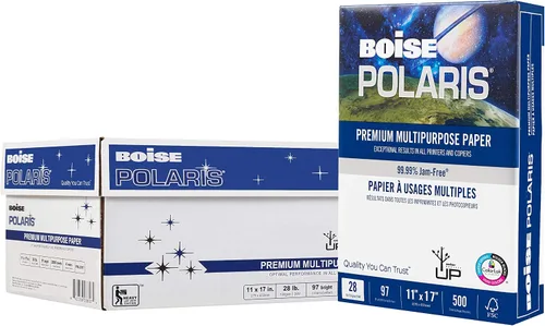 Miniatura 8 de BOISE POLARIS Papel de copia multiusos prémium Carta de 8.5 x 11 pulgadas SPLOX (caja de fácil transporte) 97 blanco brillante, 20 libras