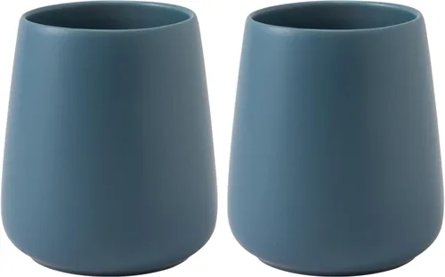 Miniatura 16 de Soporte para cepillos de dientes gris para baño, soporte de cerámica para cepillos de dientes, soporte para pasta de dientes, taza de enjuague bucal