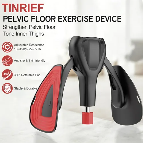 Miniatura 2 de Dispositivos de ejercicio para suelo pélvico, 77 libras, ajustable, Kegel, ejercitador de muslos y entrenamiento de cadera, equipo de entrenamiento