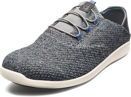 OLUKAI Alapa Li - Tenis deportivos para hombre, malla transpirable y diseño que absorbe la humedad, sin cordones, ligeros y de apoyo,