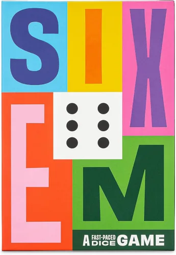 Miniatura 8 de Hootenanny Games Sixem Juego de dados Velocidad, estrategia y sabotaje para la noche de juegos Perfecto para juegos familiares 2-4 jugadores