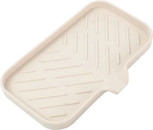 Miniatura 20 de MicoYang Jaboneras de baño de silicona con boquilla de drenaje, organizador de fregadero de cocina, soporte de esponja, bandeja de jabón para Azul