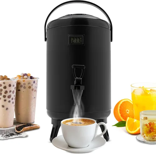 Miniatura 14 de Dispensador de bebidas aislado, dispensador térmico de bebidas frías y calientes de 12 litros/3.17 galones, dispensador de bebidas calientes aislado