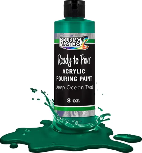 Miniatura 54 de POURING MASTERS Pintura Acrílica Roja Carmesí Lista para Verter - Premium de 8 Onzas Premezclada a Base de Agua - para Lienzo, Madera, Papel, Rojo