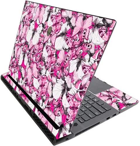 Miniatura 490 de MightySkins - Skin brillante con purpurina para Alienware M17 R3 (2020) y M17 R4 (2021) - Diversión de los años 90 Acabado duradero con purpurina