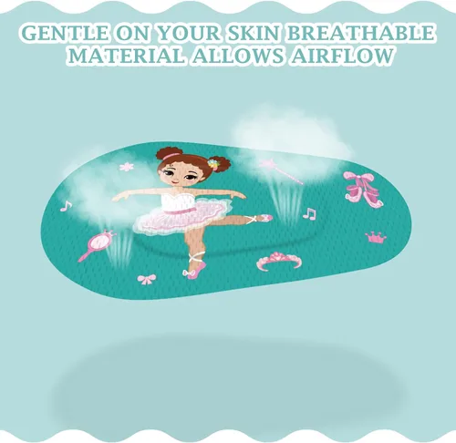 Miniatura 5 de Timgle 48 parches adhesivos para ojos para niños y niñas, 16 estilos, parches para ojos de niños pequeños, a granel, sin látex, bloqueo de luz