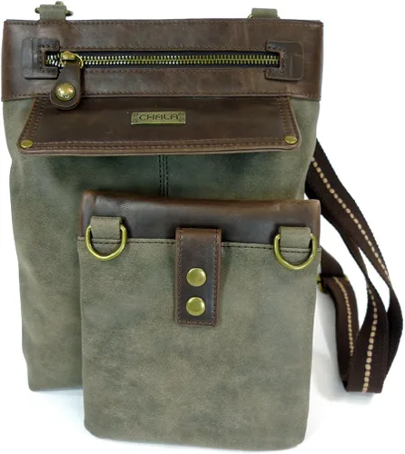 Miniatura 2 de CHALA GEMINI Bolso bandolera de lona para regalo, color gris piedra