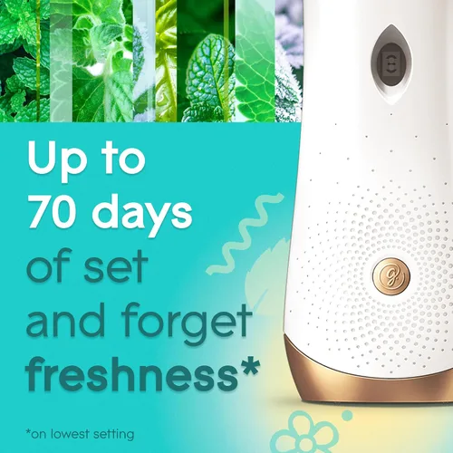 Miniatura 3 de Glade Recambio automático en aerosol, ambientador para el hogar y el baño, Empower Mint, 6.2 onzas