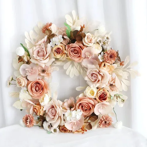 Miniatura 3 de FACINOC Rosas Flores Artificiales Ramo Combo Caja Set para Bricolaje Centros de Mesa de Boda para Mesa Nupcial Baby Shower Fiesta Decoraciones