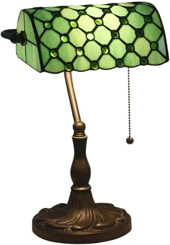 Miniatura 12 de Baroque Stained Glass Deskp with Pull Cswitch Style Bankerp for Liviroom Office Bedroom Antzinc Base Traditional Tablep for Bedside or Desk Use/I