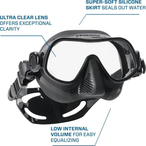 Miniatura 4 de SCUBAPRO Máscara de buceo Steel Comp, color negro