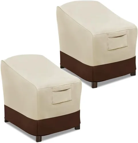 Miniatura 13 de Vailge Fundas para Sillas de Patio, Funda de Asiento Profundo para Tumbona, Fundas para Muebles de Patio al Aire Libre Resistentes e Impermeables