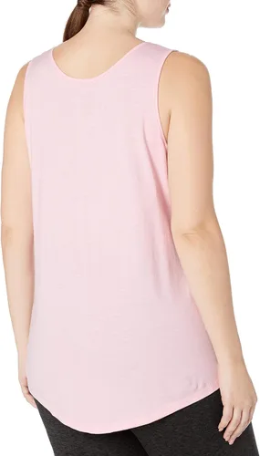 Miniatura 2 de JUST MY SIZE Women's Size Cotton Jersey Shirttail Tank Top, Plus Sleeveless Shirts