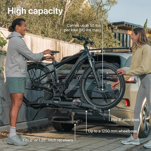 Miniatura 4 de Thule Outpace 2 Portabicicletas - Soporte de bicicleta compacto y ligero - Diseño plegable - Se adapta a la mayoría de estilos de bicicletas
