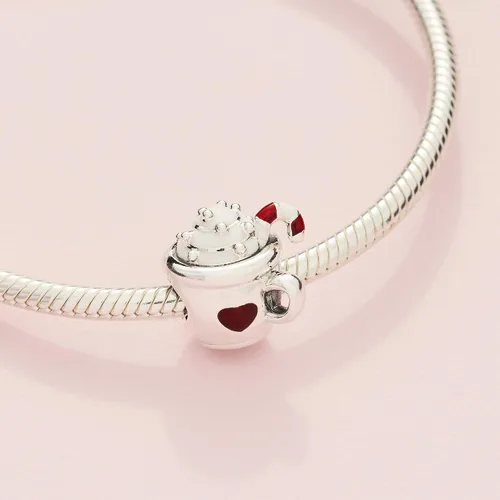 Miniatura 4 de PANDORA Joyería de plata de ley de cacao cálido Metal Esmalte