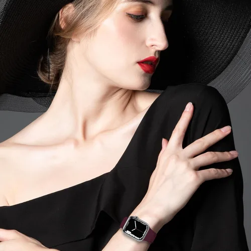 Miniatura 6 de Paquete de 6 correas compatibles con Apple Watch de 1.496 in 1.575 in 1.614 in 1.654 in 1.732 in 1.772 in 1.929 in, correas deportivas de silicona